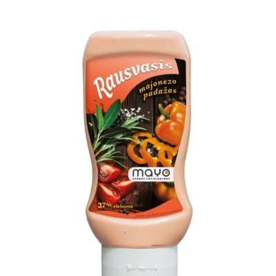 Mayonnaise sauce Rauvasis 27%, VEIVERIU, 480 g